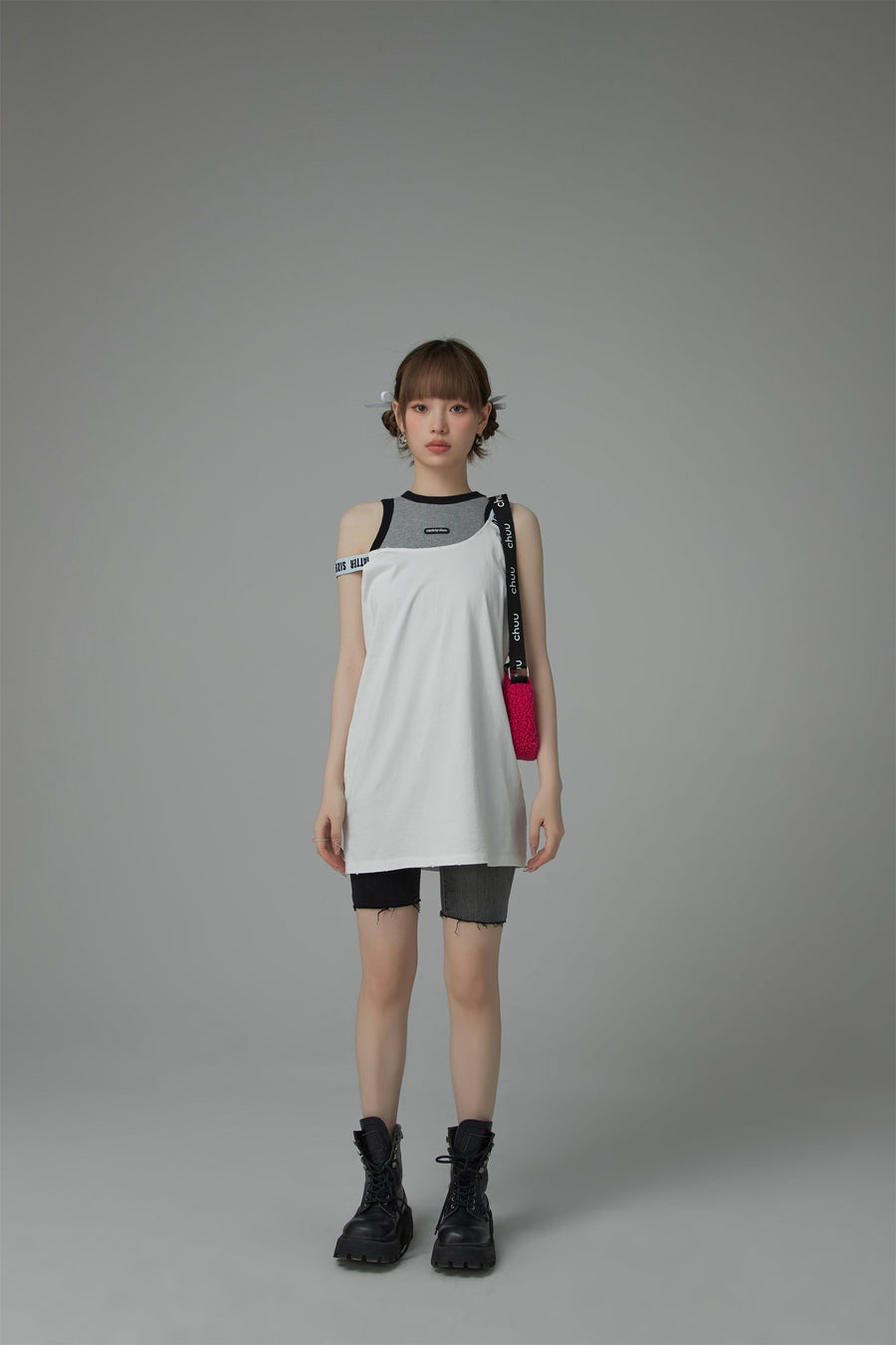 CHUU Size Doesnt Matter Straps Loose Fit Sleeveless Top