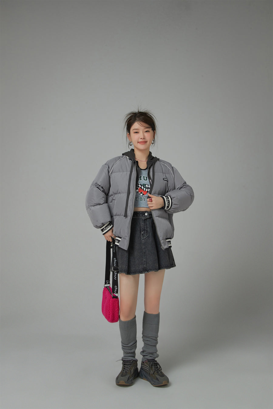 CHUU Body Language Overfit Duck Down Padded Jacket