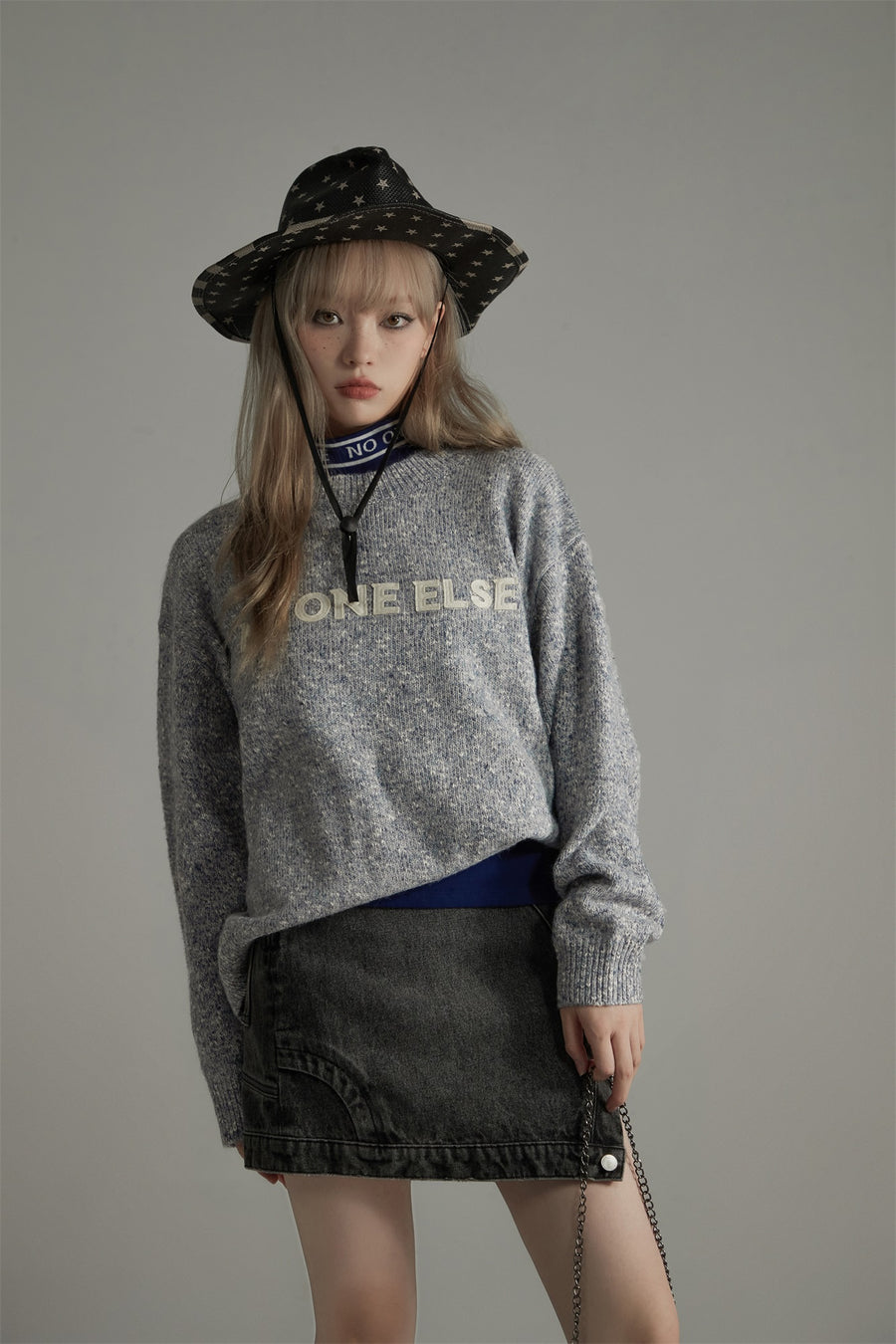 CHUU Round Loose Fit Knit Sweater