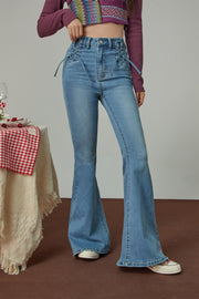 Half Of My Heart Bootcut Denim Jeans