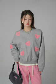 In The Crowd Heart Sweatshirt