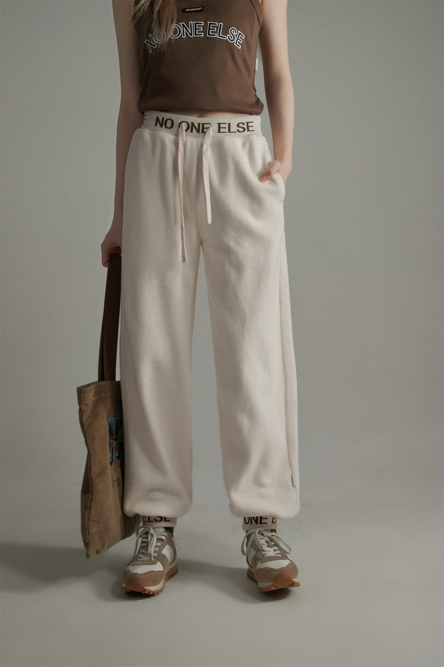 CHUU Waistband Wide Jogger Pants