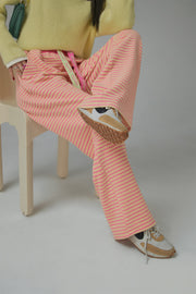 Workday Wind Stripe Wide Casual Pants