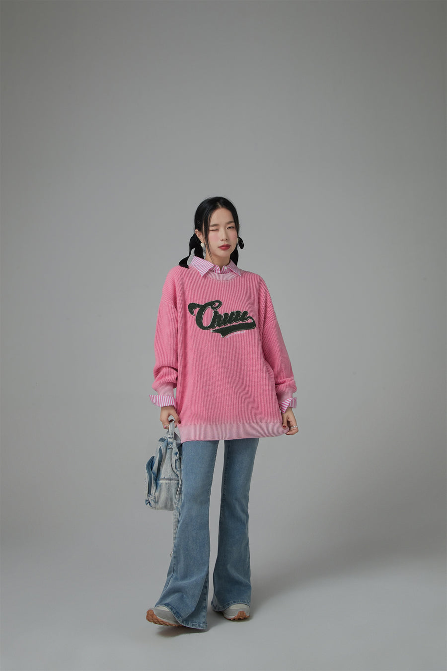 CHUU Oversized Ribbed Knit Sweater