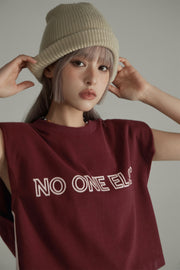 Noe Logo Crop Sleevless Top