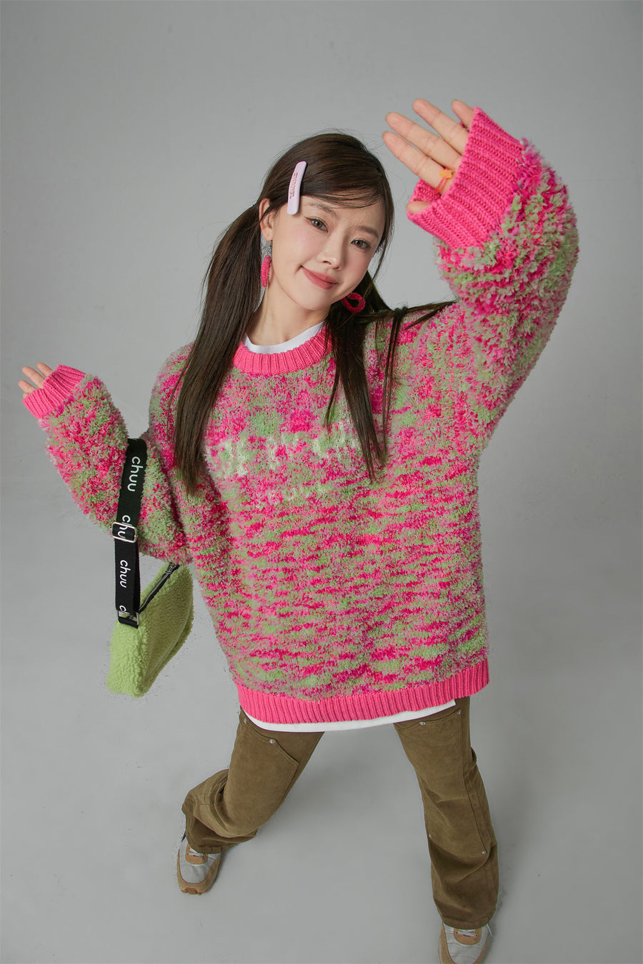 CHUU Like Serendipity Loose Fit Knit Sweater