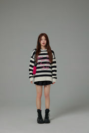 Shine Your Light Stripe Knit Sweater