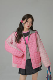 Chuu Heart Quilted Jacket