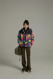 Shining Fleece Oversize Jacket