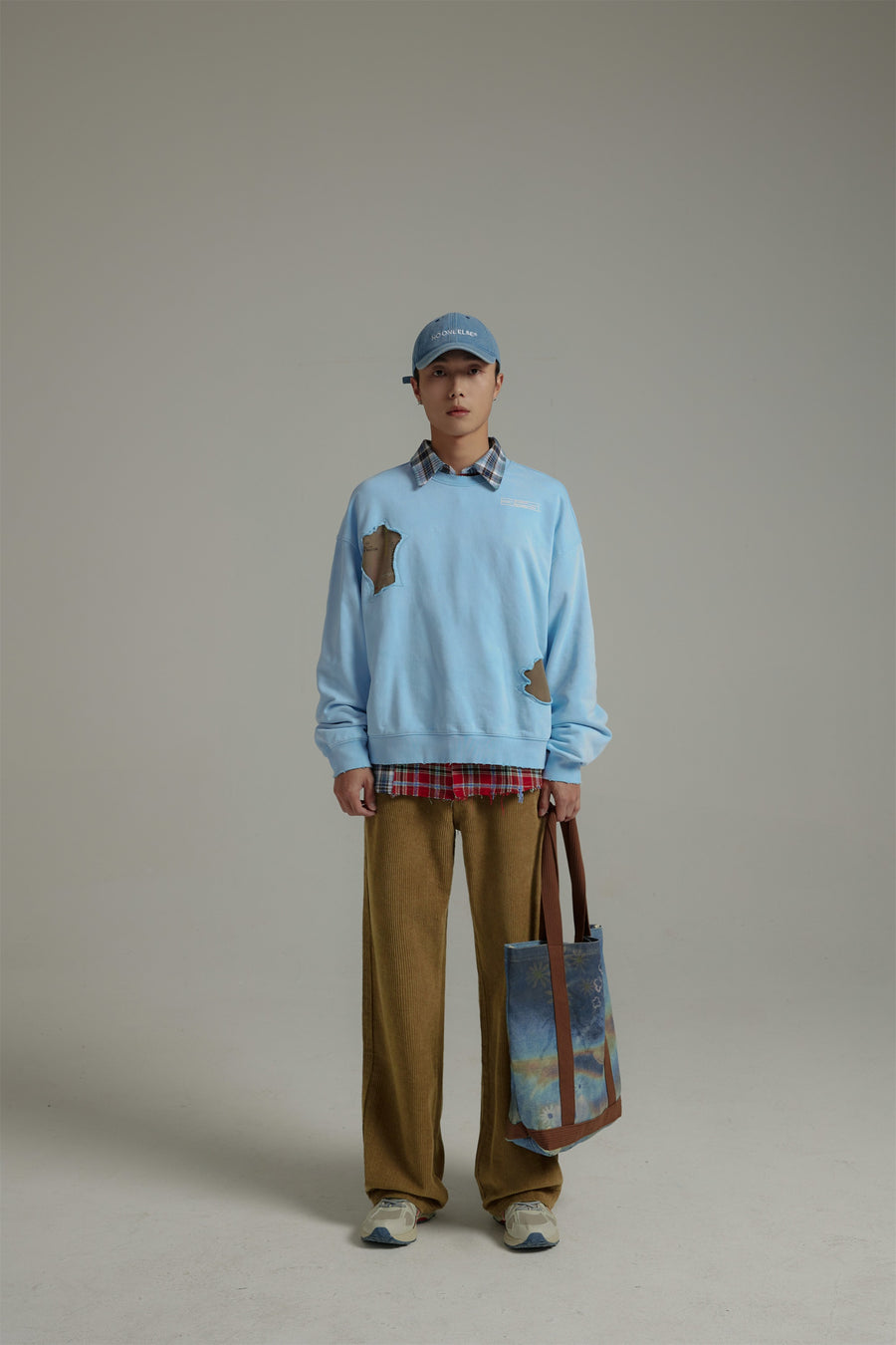 CHUU Neutral Corduroy Straight Pants