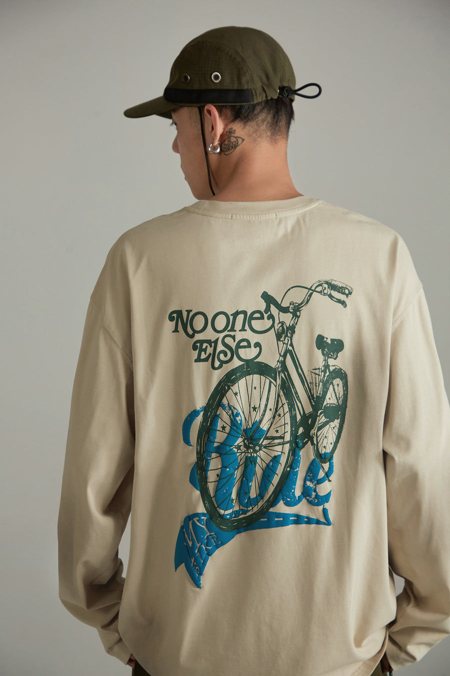 CHUU Noe Printed Long Sleeve T-Shirt