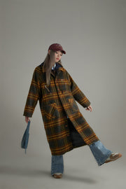 Vintage Check Loose Coat