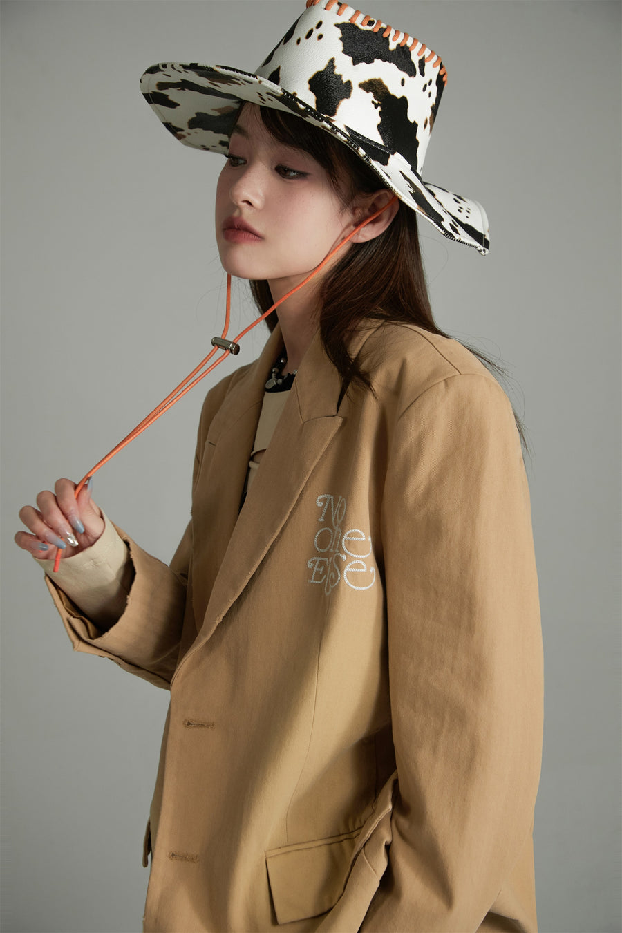 CHUU Noe Simple Loose Fit Blazer Outer Jacket