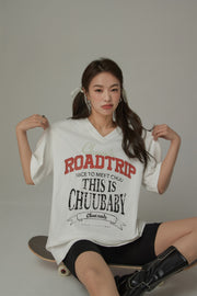 V-Neck Road Trip T-Shirt