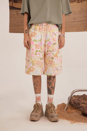 Vintage Flower Short Pants