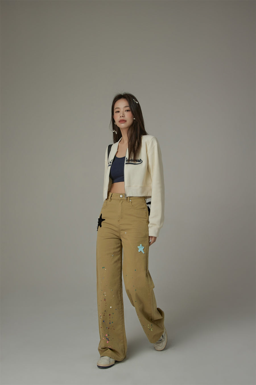 CHUU Star Wide Pants