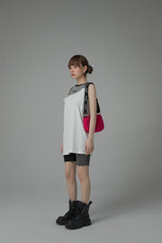 Size Doesnt Matter Straps Loose Fit Sleeveless Top