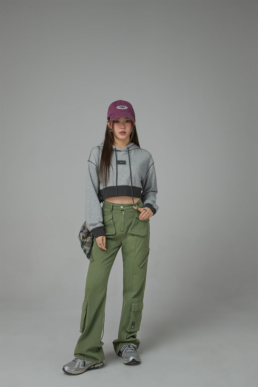 CHUU You Can Not Stop Me High-Waisted Cargo Pants