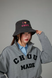 I Love Chuu Corduroy Bucket Hat