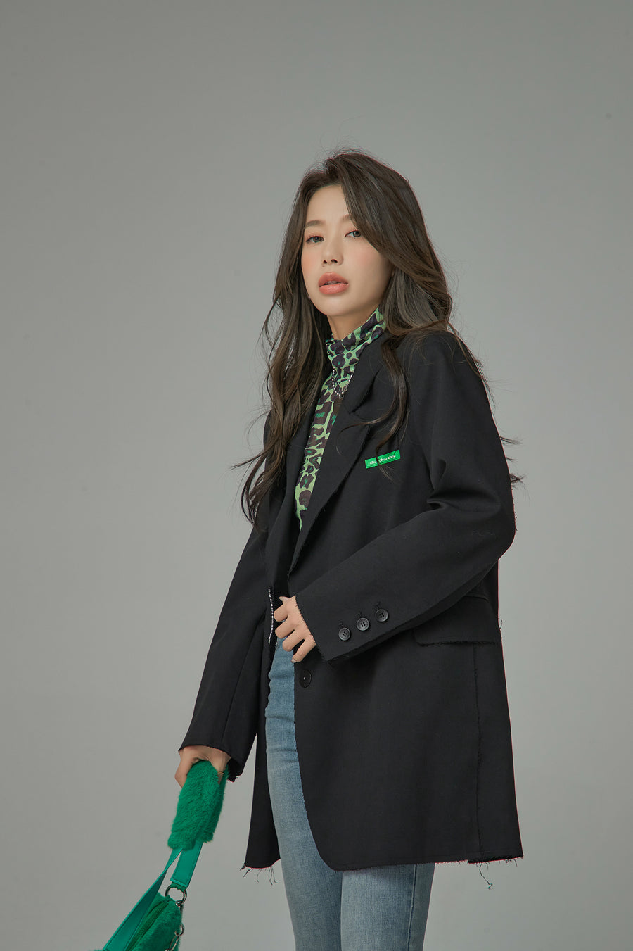 CHUU Also In The Mix Blazer Dress