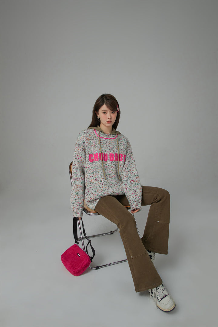 Sprinkles Everywhere Loose Fit Knit Sweater