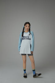 Nice To Meet Chuu Contrast Raglan T-Shirt