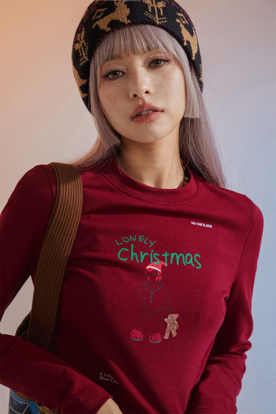 CHUU Christmas Cropped T-Shirt