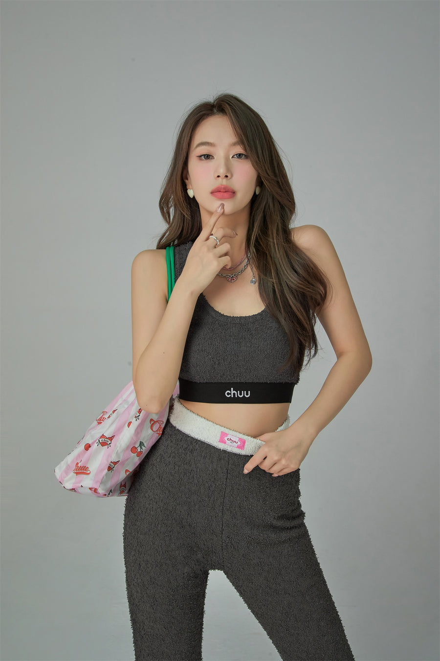 CHUU Chuu Band Crop Top