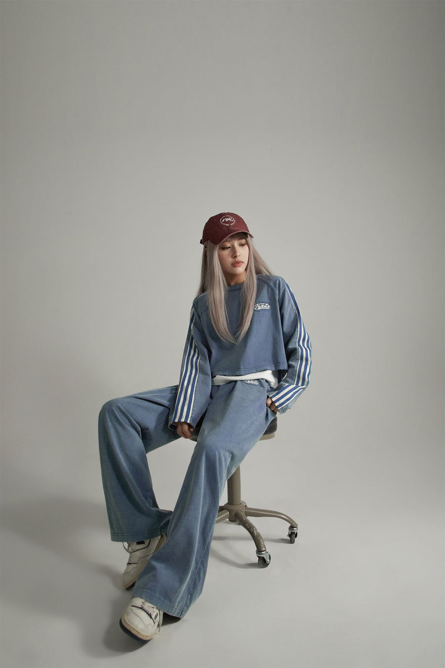 CHUU Waist String Wide Jogger Pants