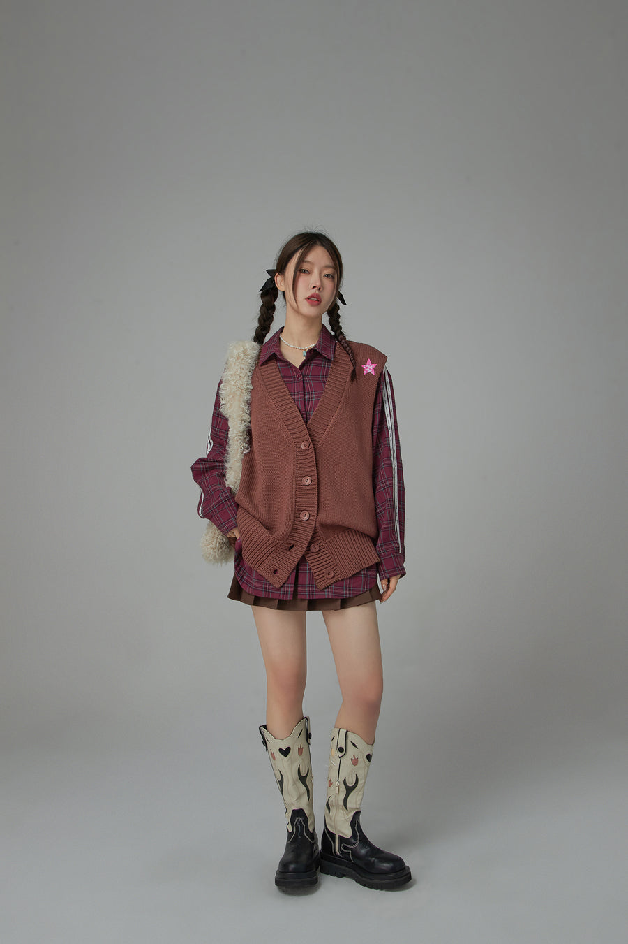 CHUU Anymore Overfit Button Vest