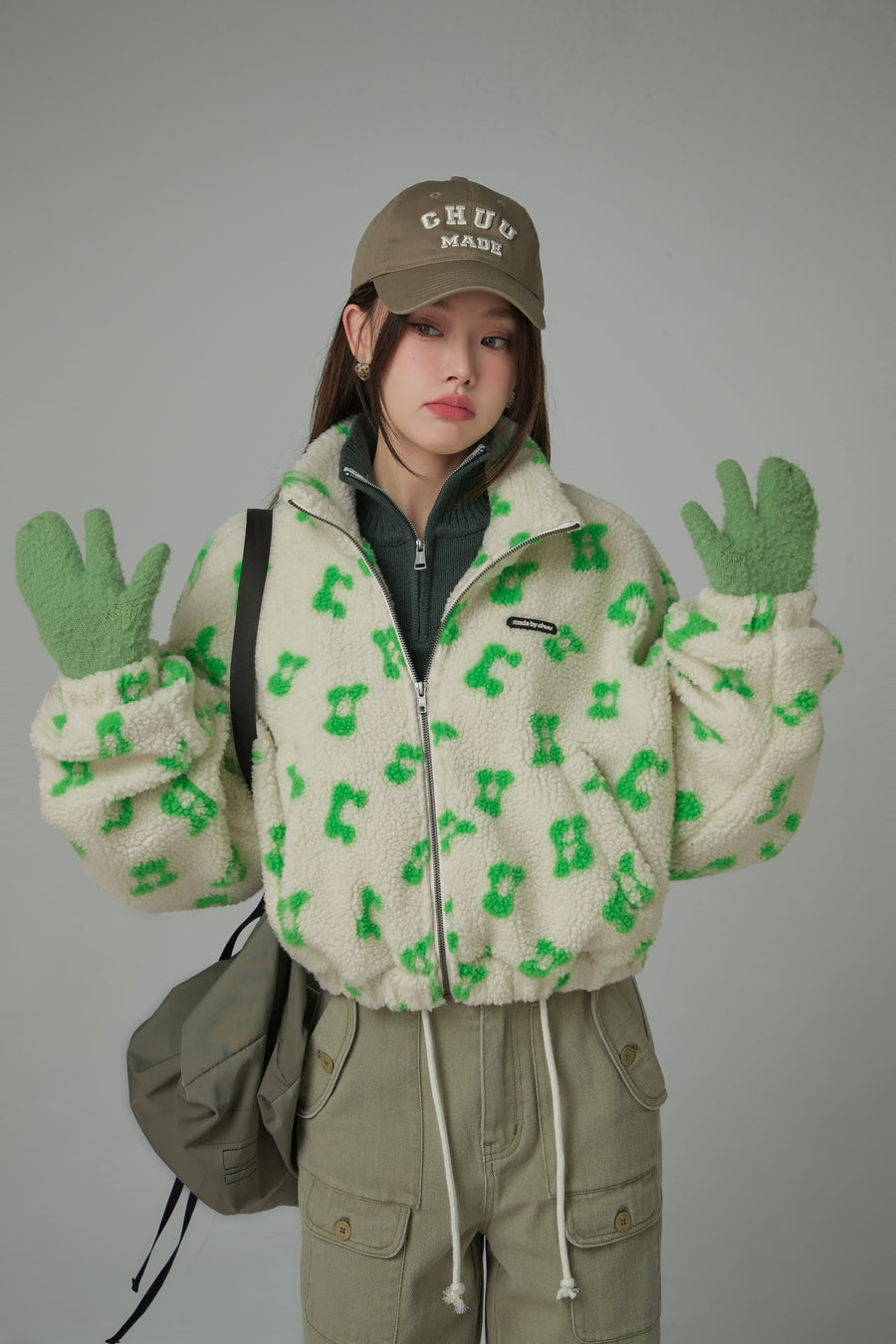 CHUU Chuu Softy Zip-Up Jacket