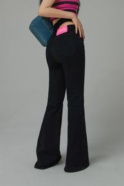 Just A Lullaby Fashion High-Waist Bootcut Jeans