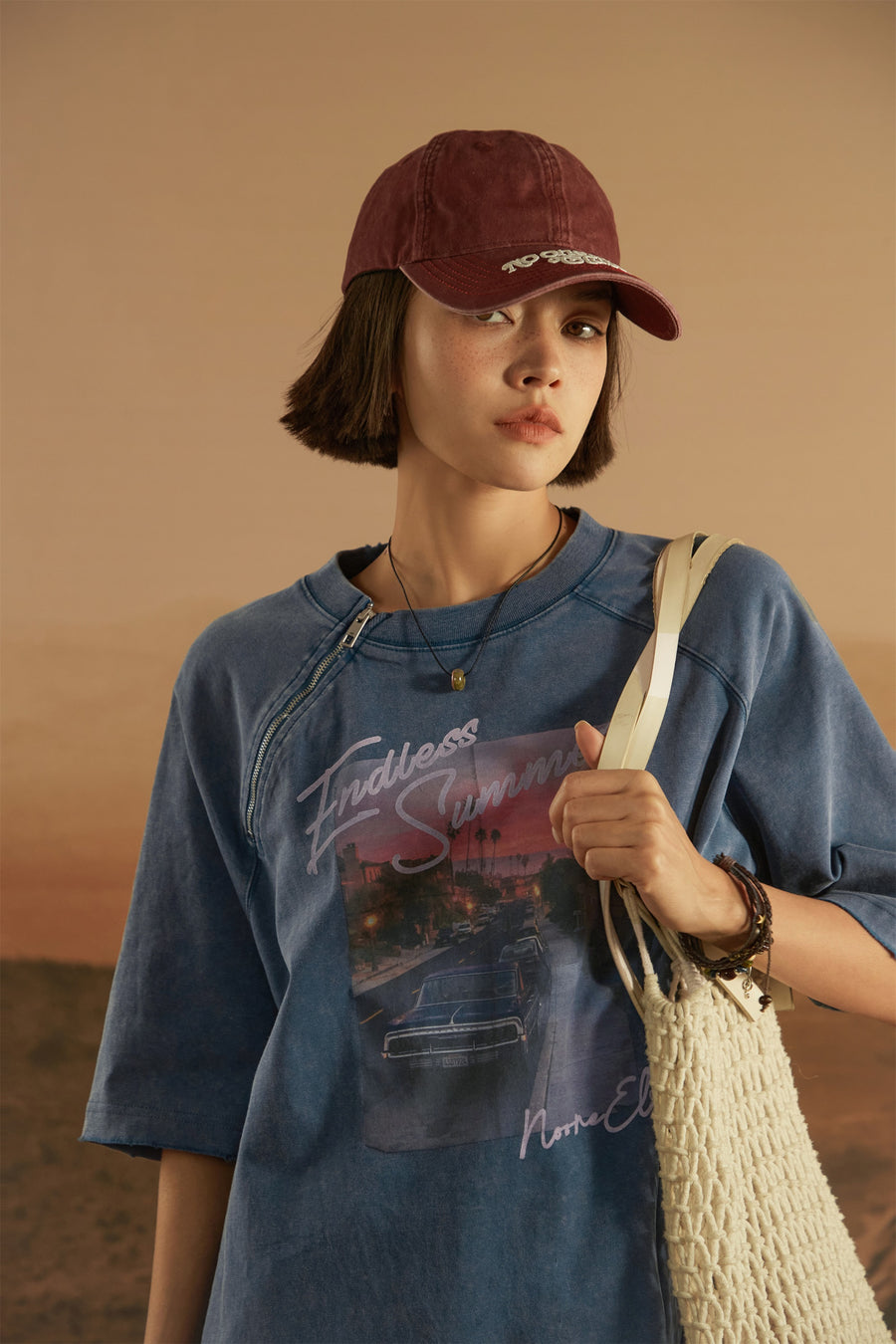 CHUU Raglan Endless Summer Loose Fit T-Shirt