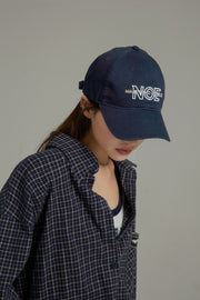 Noe Simple Embroidery Denim Hat