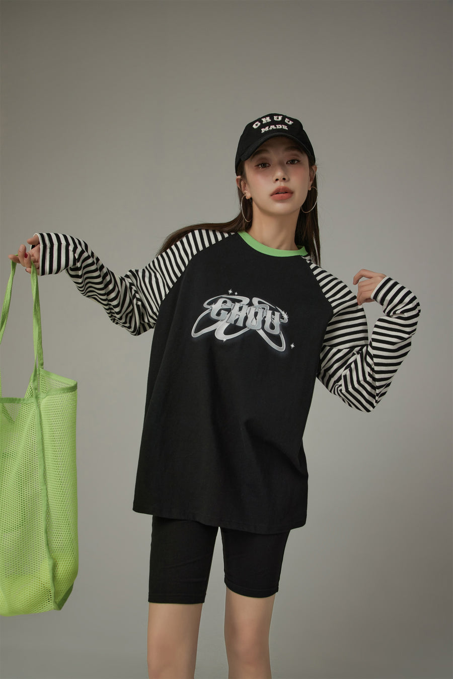 CHUU Contrast Raglan T-Shirt