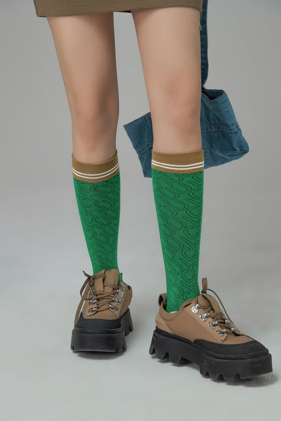 CHUU Good Girl Vibes High Socks