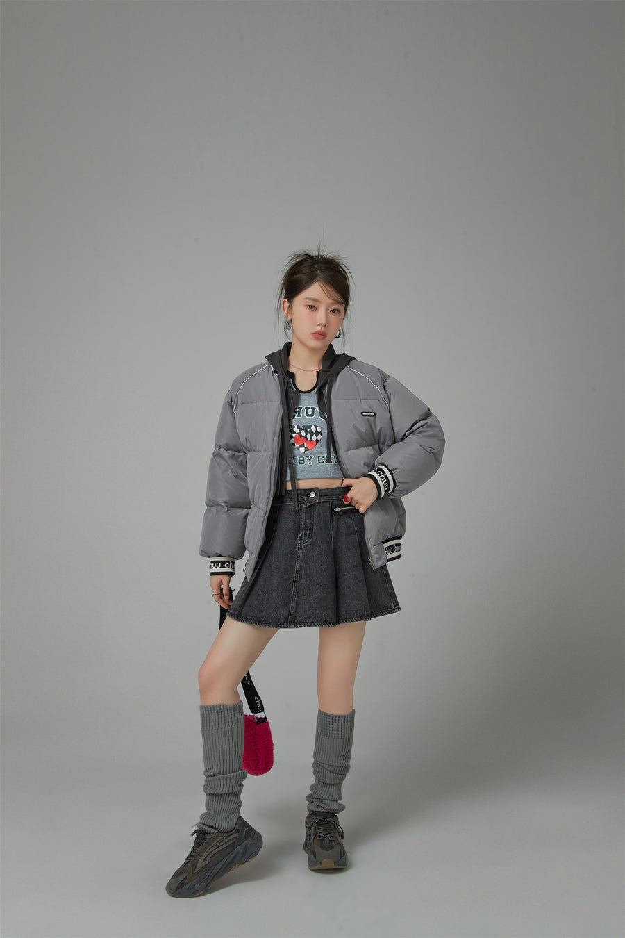 CHUU Body Language Overfit Duck Down Padded Jacket