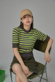 Wishing To Speak Out Stripes Top