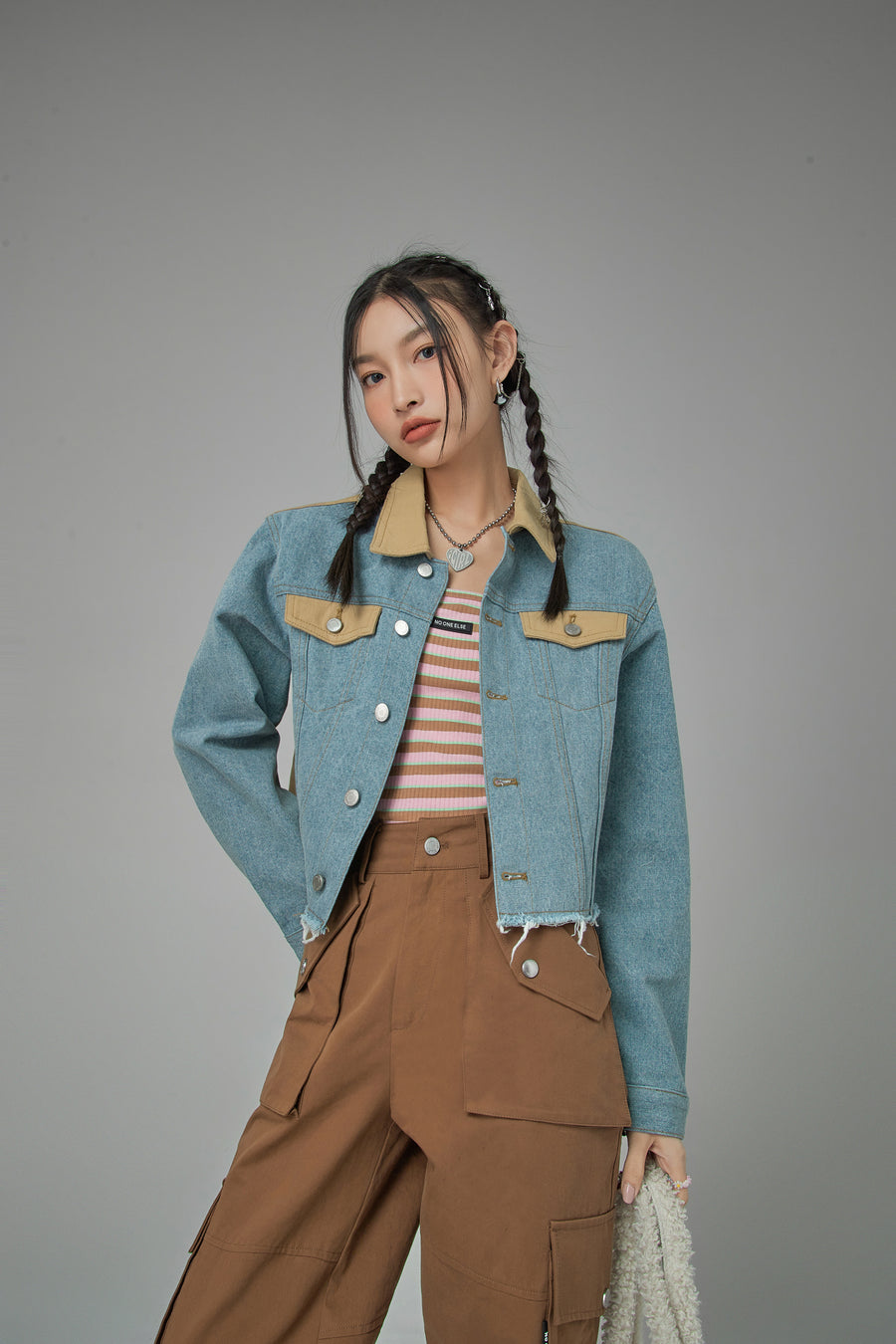 CHUU What You Do With Time Denim Jacket