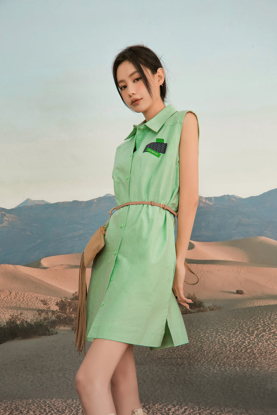 CHUU The Key To Success Sleeveless Dress