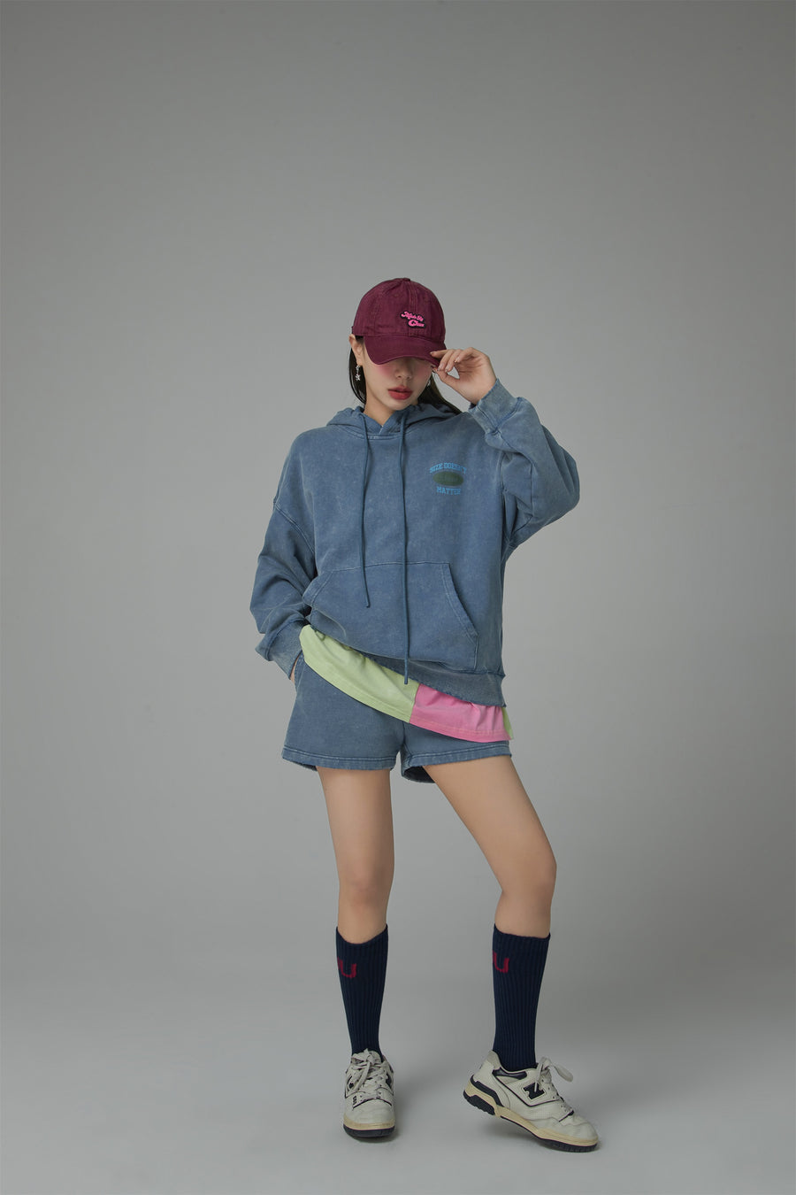 CHUU Size Doesnt Matter Cotton Overfit Hoodie