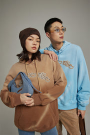 Gradient Color Front Pocket Hoodie