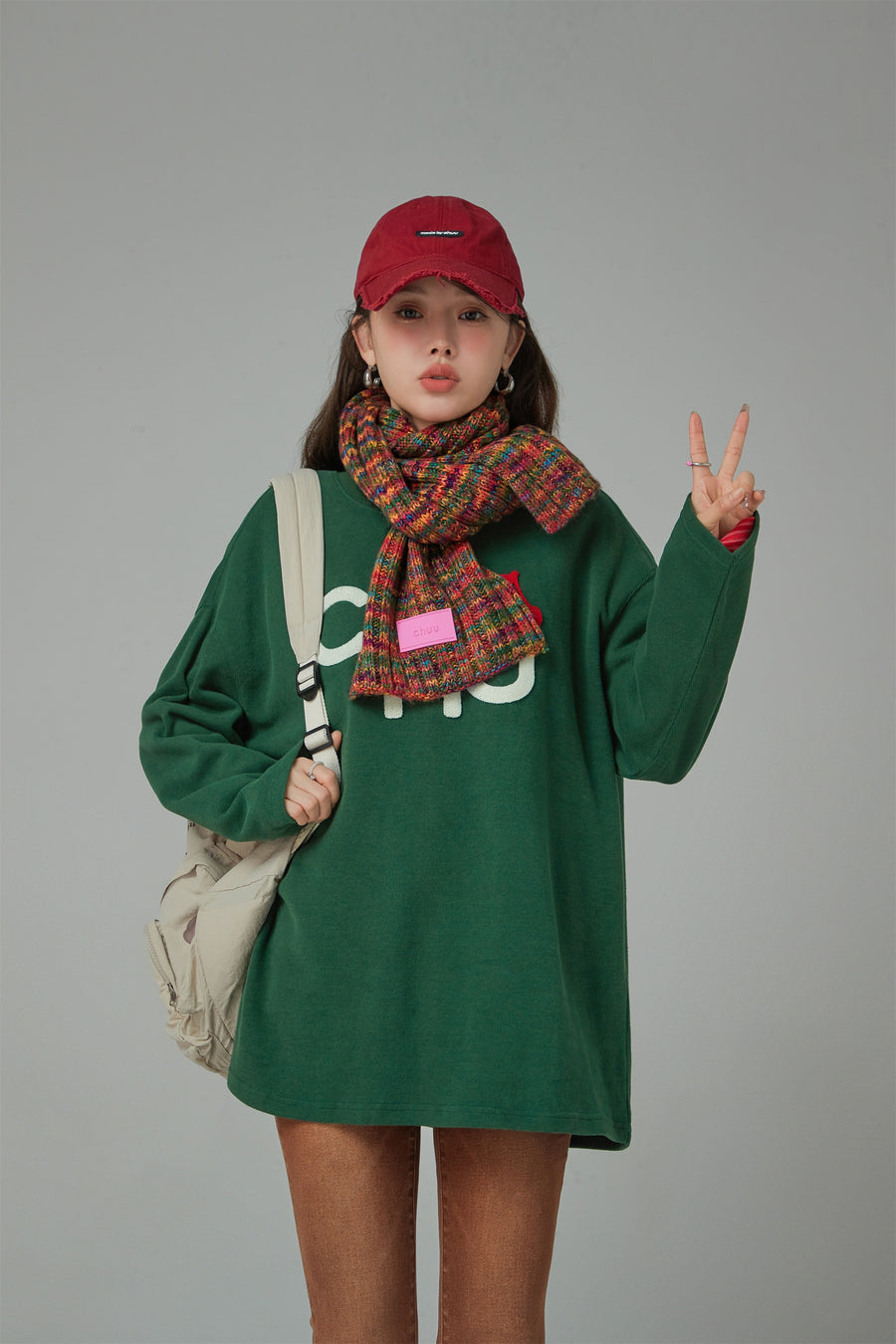 CHUU Smile Magnet Cherry Sporty Loose Fit T-Shirt