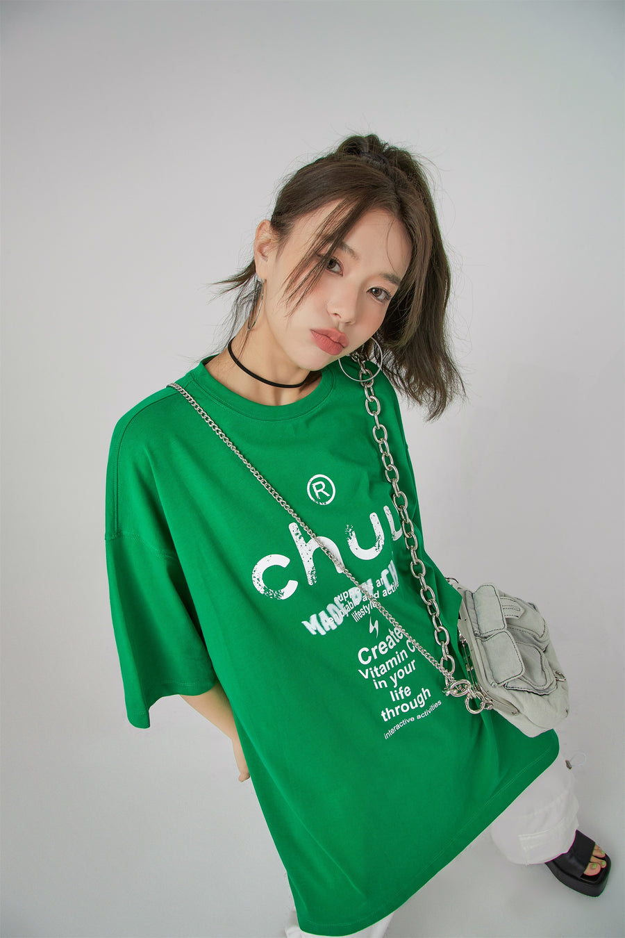 CHUU Vitamin C Loosefit Maxi T-Shirt