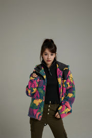 Shining Fleece Oversize Jacket