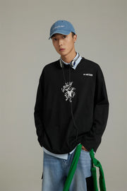 Goblin Long-Sleeved Boyfriend Top