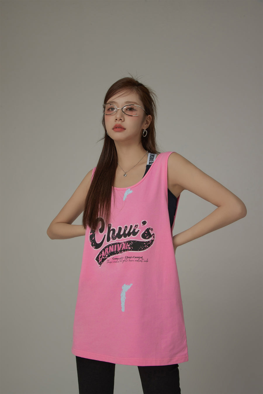 CHUU Carnival Loose Fit Sleeveless T-Shirt