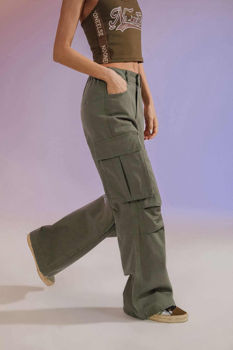 CHUU Cargo Wide Pants