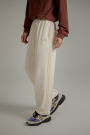 Casual Waffle Loose Fit Jogger Sweatpants