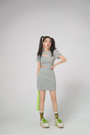 Love Matcher Cutout Mini Dress